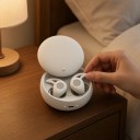 Wireless Sleep Headphones Bluetooth 5.3 Small Earbuds for Side Sleeping Passive Noise Isolation 28 dB With Microphone 5