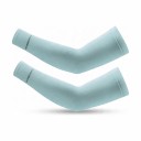 Cooling Arm Sleeves ROCKBROS 1 Pair UV Protection UPF 50+ Breathable Elastic Nylon Universal Size For Cycling and Running 3