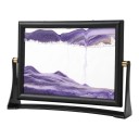 Image 3D rotatif avec sable mouvant 20,5 x 14,5 cm Image de sable en verre avec support Décoration de table 2