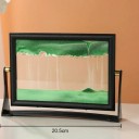 Image 3D rotatif avec sable mouvant 20,5 x 14,5 cm Image de sable en verre avec support Décoration de table 8
