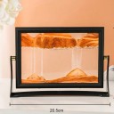 Image 3D rotatif avec sable mouvant 20,5 x 14,5 cm Image de sable en verre avec support Décoration de table 11