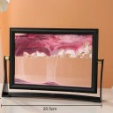 Image 3D rotatif avec sable mouvant 20,5 x 14,5 cm Image de sable en verre avec support Décoration de table 13