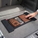 Síťová kapsa do kufru auta 20 x 50 cm Elastická úložná síťka se suchým zipem Nylon a textil Černá Držák na hasicí přístroj a láhve 2