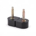 Reserveflíks til hæle med stift 10 stk 10 x 10 mm TPU og metalstift 2,4 mm Reparation af damesko med hæl 3