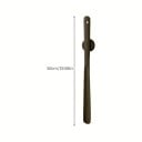 Wooden Shoehorn 50 cm with Magnetic Holder No Drilling Long Beech Wood Shoe Horn for Easy Dressing 3