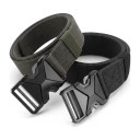 Ensemble de 2 ceintures tactiques 120 x 3,8 cm Bandes en nylon avec boucle en plastique à libération rapide en forme de X Pour l'extérieur 5