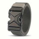 Ensemble de 2 ceintures tactiques 120 x 3,8 cm Bandes en nylon avec boucle en plastique à libération rapide en forme de X Pour l'extérieur 9