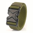 Ensemble de 2 ceintures tactiques 120 x 3,8 cm Bandes en nylon avec boucle en plastique à libération rapide en forme de X Pour l'extérieur 11
