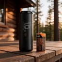 Mini Electric Pump Zero 2 7.5 x 2.6 cm 200 l/min with a Pressure of 3.5 kPa and a Replaceable 900 mAh Battery with 6 Attachments Black for Sleeping 2