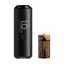 Mini Electric Pump Zero 2 7.5 x 2.6 cm 200 l/min with a Pressure of 3.5 kPa and a Replaceable 900 mAh Battery with 6 Attachments Black for Sleeping 3