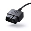 OBD AZDOME Stromkabel für Dashcam USB-C 90° 3,5 m 12–24 V auf 5 V 2,5 A Parkmodus Batterieschutz Schwarz Für Auto 2