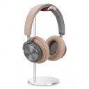Stativ til hovedtelefoner i aluminium Læderunderlag Højde 27 cm Skridsikker base Til gaming- og kontorbord 1