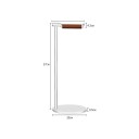 Stativ til hovedtelefoner i aluminium Læderunderlag Højde 27 cm Skridsikker base Til gaming- og kontorbord 12