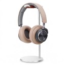 Stativ til hovedtelefoner i aluminium Læderunderlag Højde 27 cm Skridsikker base Til gaming- og kontorbord 13