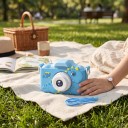 Dětský digitální fotoaparát 1080P 2″ IPS displej 8x zoom Selfie kamera Silikonový kryt Hry a filtry Pro děti od 3 let 2
