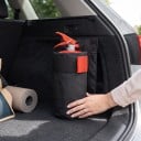 Držák na hasicí přístroj do auta Pouzdro pro přístroj do 2 kg a 2 l Výška 24 cm Průměr 11 cm Polyester Oxford Černý Suchý zip do kufru 2