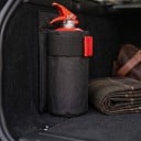 Držák na hasicí přístroj do auta Pouzdro pro přístroj do 2 kg a 2 l Výška 24 cm Průměr 11 cm Polyester Oxford Černý Suchý zip do kufru 6