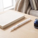 Glas Dip Pen mini 13,5 cm Kurzer Stift aus Borosilikatglas mit gerillter Spitze Für Kalligrafie und Zeichnen 2