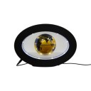 Globe magnétique lévitant 8,5 cm dans un cadre ovale 24,5 x 17 cm avec éclairage LED Décoration de bureau pour la chambre et le bureau 5