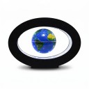 Globe magnétique lévitant 8,5 cm dans un cadre ovale 24,5 x 17 cm avec éclairage LED Décoration de bureau pour la chambre et le bureau 7