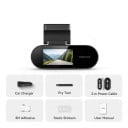 Dashcam für Autos DDPAI N2 2K Ein-Kanal-Display 1,9" IPS Nachtsicht Wi-Fi und Bluetooth Superkondensator Parkmodus Schwarz 2