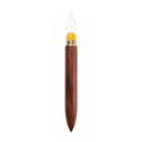Glas Dip Pen mit austauschbarer Spitze 12,5 cm Holzgriff und Messingkappe Für Kalligraphie, Schreiben und Zeichnen 1