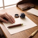 Glas Dip Pen mit austauschbarer Spitze 12,5 cm Holzgriff und Messingkappe Für Kalligraphie, Schreiben und Zeichnen 5