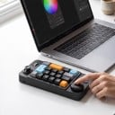 Programovatelná makro klávesnice 19 kláves s joystickem Otočný ovladač hlasitosti RGB podsvícení Hot swap pro PC a Mac 4