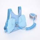 Kindergeschirr mit Flügeln 2in1 Spiralkabel 1,5 m mit Handgelenkband und Leine 150 cm Für Spaziergänge und Einkäufe 9