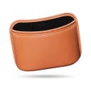Úložný box do auta 20 x 14,5 x 9 cm z ekokůže Kovový klip a měkká výstelka Držák na pití a koš Na opěradlo i dveře 8