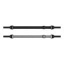 Sæt af 2 sportsbånd til briller mod tab Justerbare 21 til 32 cm Elastiske remme med silikoneender 10