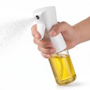 Sklenený rozprašovač oleja 300 ml Jemný sprej s plastovou hlavicou 22 x 6 cm Na olivový olej a ocot Do fritézy aj na gril 3
