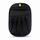 Elektrostatisk handsker til hunde- og kattehår 23,5 x 17 cm Femfingeret netlomme og grå rengøringsflade Sort Til sofa og tøj 1