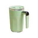 Automatischer Mischbecher 8,7 x 7 x 14 cm für 400 ml mit Temperaturanzeige am Griff und Schiebedeckel mit USB-C-Ladung 5