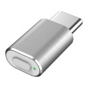 Mus Simulátor Mouse Jiggler USB-C Oval med ON/OFF-knap og 3 tilstande Aluminium mod søvn på bærbar computer 4