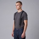 Férfi X alakú nadrágtartó két forgó karabínával Szélesség 3,5 cm Hossz 125 cm Rugalmas poliészter Nadrágpántokra 5