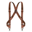 Férfi X alakú nadrágtartó két forgó karabínával Szélesség 3,5 cm Hossz 125 cm Rugalmas poliészter Nadrágpántokra 11