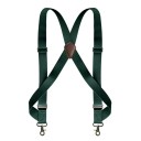 Férfi X alakú nadrágtartó két forgó karabínával Szélesség 3,5 cm Hossz 125 cm Rugalmas poliészter Nadrágpántokra 15