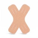 Kineziologický tejp předstřižený ve tvaru X 10 ks Bavlněné elastické pásky 10,5 x 7,5 cm Na koleno rameno a loket 1