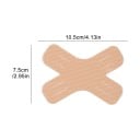 Kineziologický tejp předstřižený ve tvaru X 10 ks Bavlněné elastické pásky 10,5 x 7,5 cm Na koleno rameno a loket 4