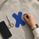 Kineziologický tejp předstřižený ve tvaru X 10 ks Bavlněné elastické pásky 10,5 x 7,5 cm Na koleno rameno a loket 6