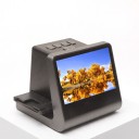 Negativ- og diascanner 24 MPx med 5 tommers LCD-skærm 16 GB hukommelse Film 135 126 110 og Super 8 Grå til digitalisering af fotografier 9