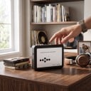 Ezcap 231 Cassette Player with MP3 Conversion to USB Flash Drive Without Computer Automatic Reverse 113 x 82 x 32 mm Black and Silver 6