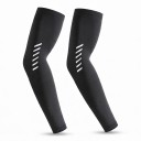 Cooling Compression Arm Sleeves 1 Pair UV Protection UPF 50+ Breathable Elastic Polyester For Cycling Running Fishing and Driving 1