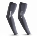 Cooling Compression Arm Sleeves 1 Pair UV Protection UPF 50+ Breathable Elastic Polyester For Cycling Running Fishing and Driving 3