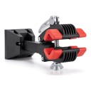 Wall-Mounted Bicycle Holder with Clamping Jaw and Quick Release Lever Frame 25–40 mm Load Capacity 20 kg Length 36 cm Steel and ABS Black For Garage 3