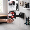 Wall-Mounted Bicycle Holder with Clamping Jaw and Quick Release Lever Frame 25–40 mm Load Capacity 20 kg Length 36 cm Steel and ABS Black For Garage 4