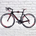 Wall-Mounted Bicycle Holder with Clamping Jaw and Quick Release Lever Frame 25–40 mm Load Capacity 20 kg Length 36 cm Steel and ABS Black For Garage 5