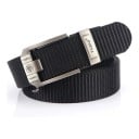 Cinto táctico 120 x 3,4 cm com fivela metálica automática em acabamento prateado Cinto de nylon Para outdoor e trabalho 5