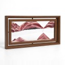 Drehbares 3D-Bild mit bewegtem Sand 40,5 x 20,5 cm Sandpendelbild im Holzrahmen Dekoration für das Wohnzimmer 1